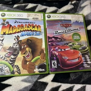 360 Cars and Madagascar Kartz Game Bundle